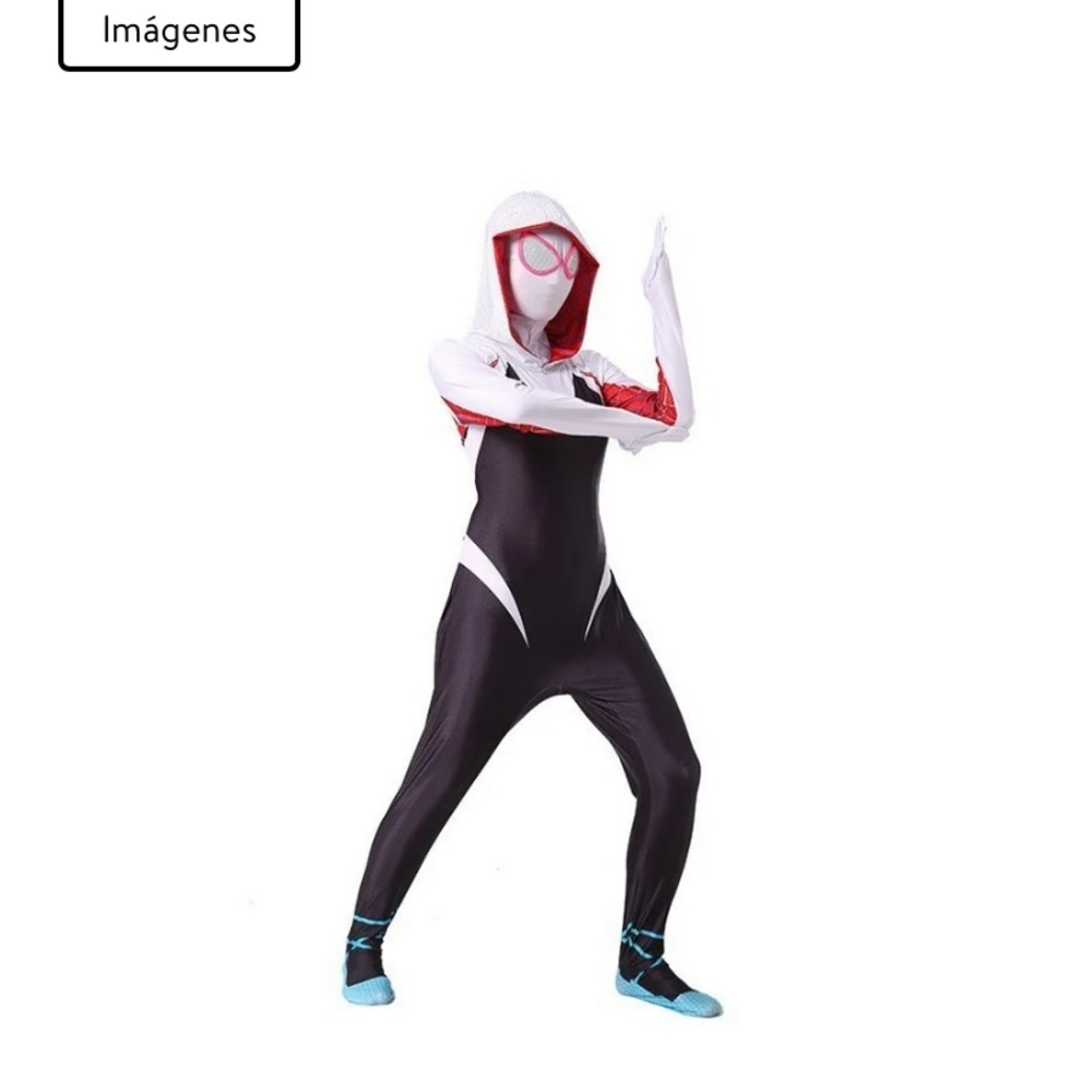 Like new 🕷️GWEN SPIDERMAN ✨COSTUME size 8years old girl - Picture 4 of 4